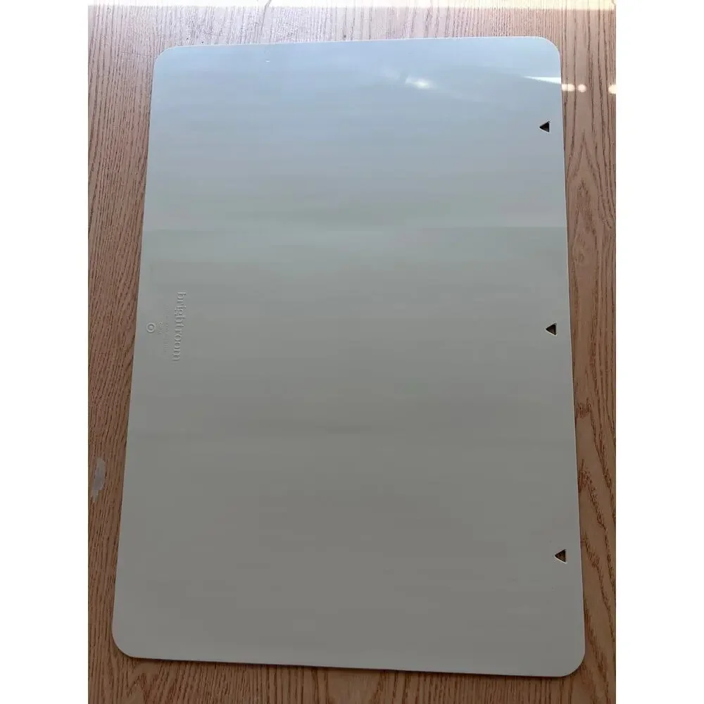 New Dish Drying Ribbed Mat Foldable Light Tan Dishwasher Safe 13 1/4”x19 1/4”
